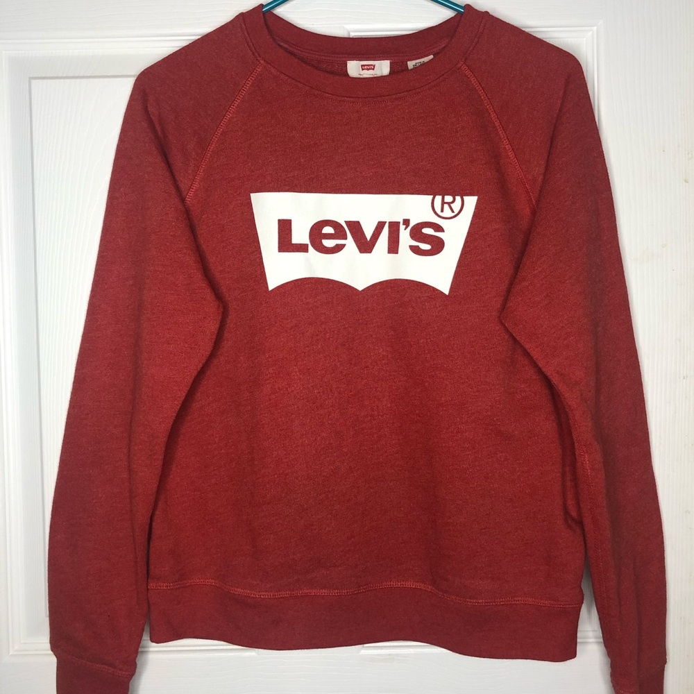 Levi’s Logo Relaxed Crewneck Sweatshirt